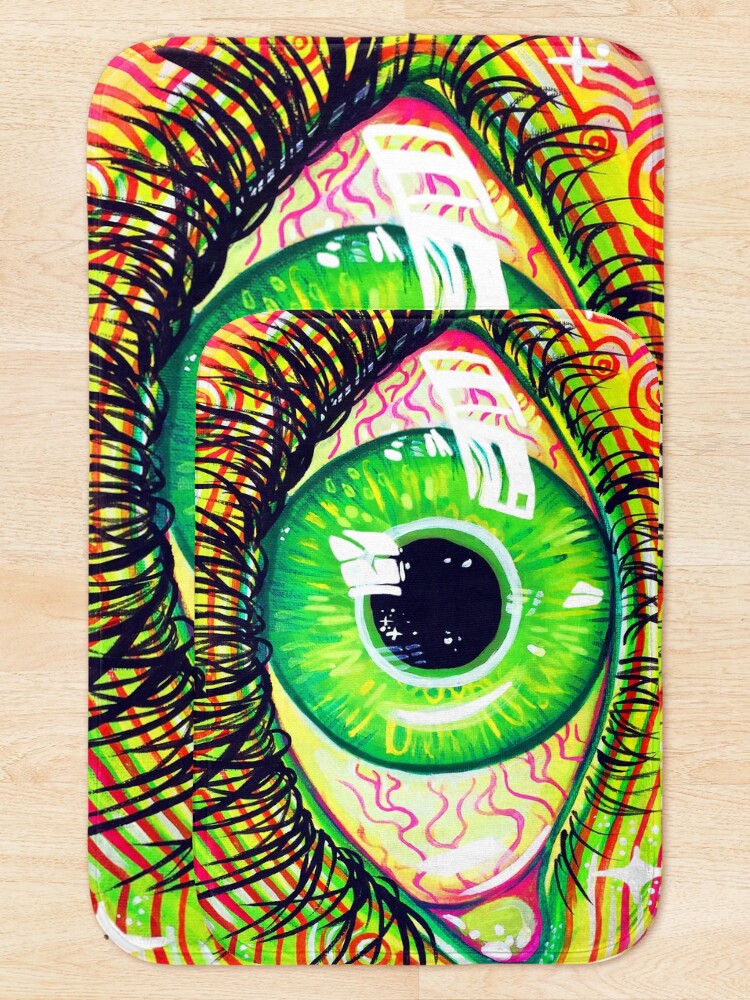 Alternate view of Neon Eye Bath Mat