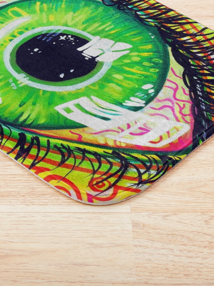 Alternate view of Neon Eye Bath Mat