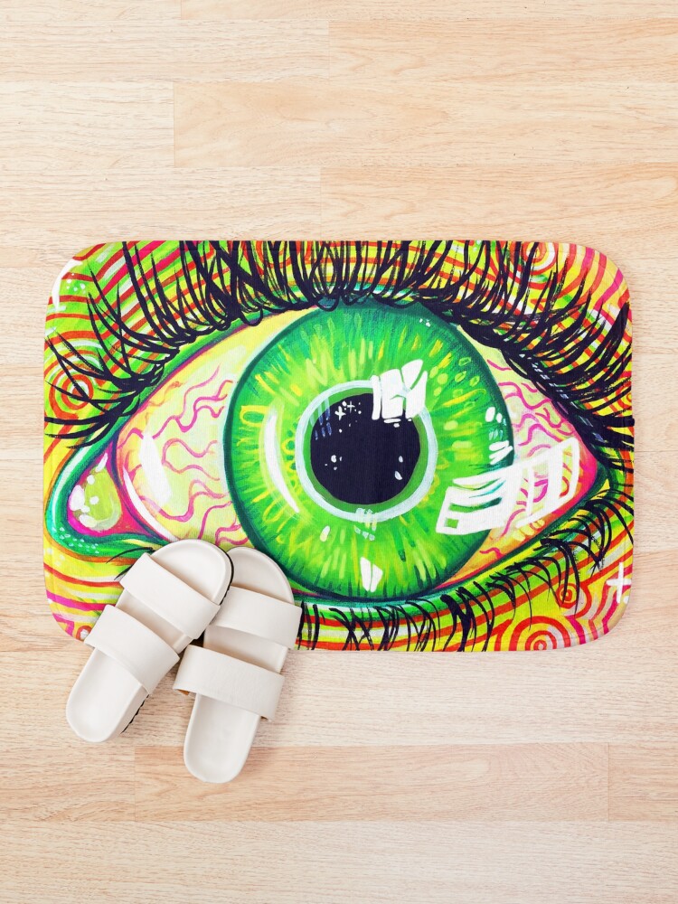 Alternate view of Neon Eye Bath Mat