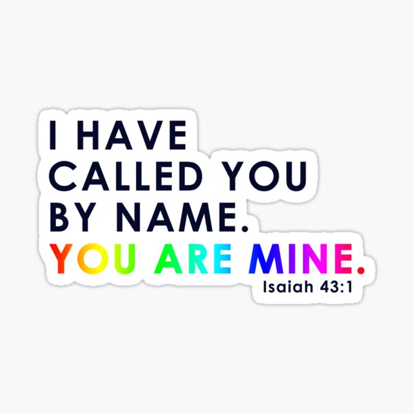 Item preview, Isaiah 43:1 designed and sold by Nochisan.