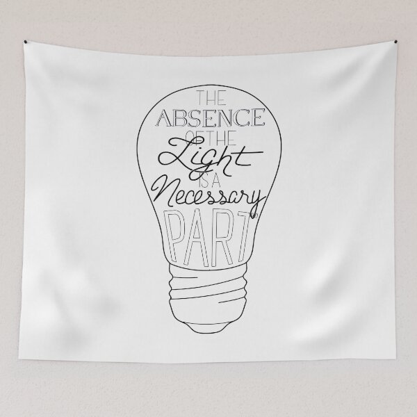 Item preview, The Absence of the Light is a Necessary Part designed and sold by cinnamonpine.