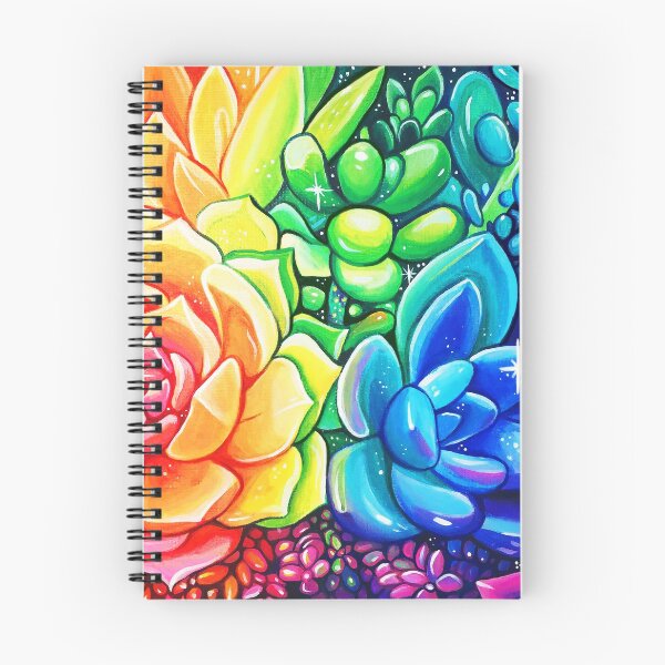 Item preview, Rainbow Succulents - Acrylic Painting designed and sold by Bethany  Dobson.