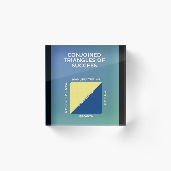 Conjoined Triangles of Success Acrylic Block