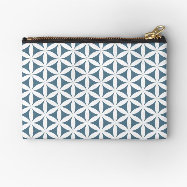 Flower of Life Pattern Zipper Pouch