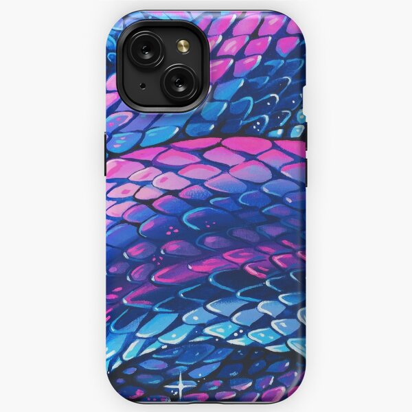 Reticulated Python, Lavender Albino iPhone 13 Mini Tough Case by