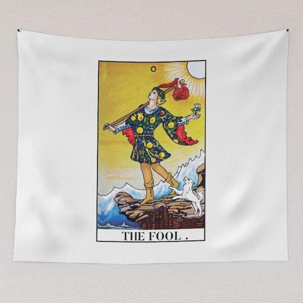Item preview, The Fool tarot t-shirts -The Fool Tarot Card Shirt -T-Shirt 00 designed and sold by TeeARTHY.