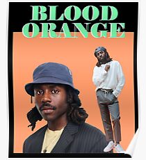 Blood Orange Dev Hynes (on black) Poster
