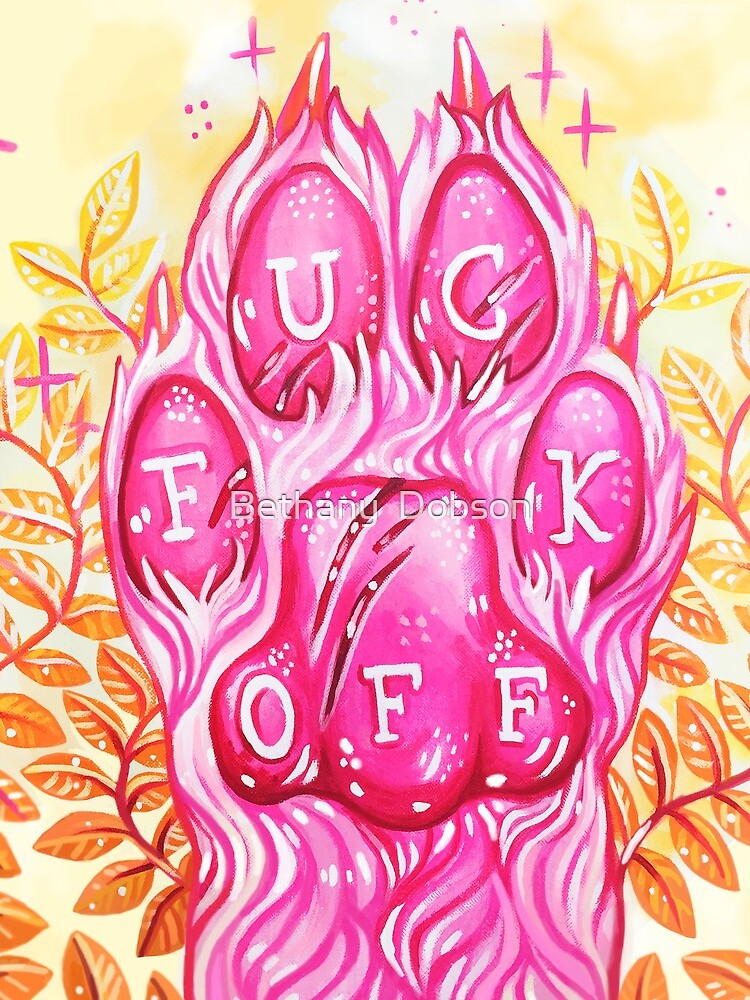 F**k Off Paw by cloudsover31