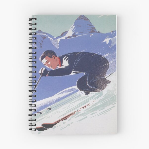 Item preview, Canada, Canadian Rockies, Vintage Ski Poster designed and sold by vintagevivian.