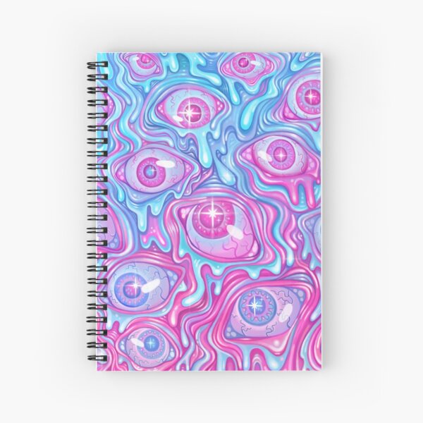 Eyeball Pattern - Version 2 Spiral Notebook