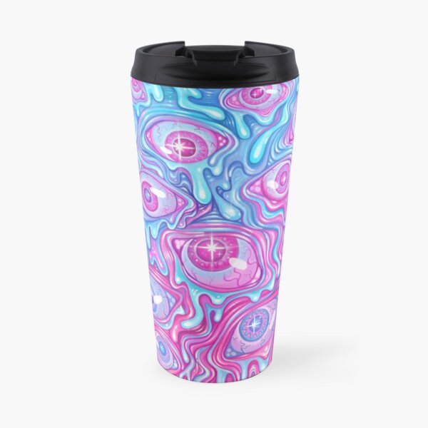 Eyeball Pattern - Version 2 Travel Coffee Mug