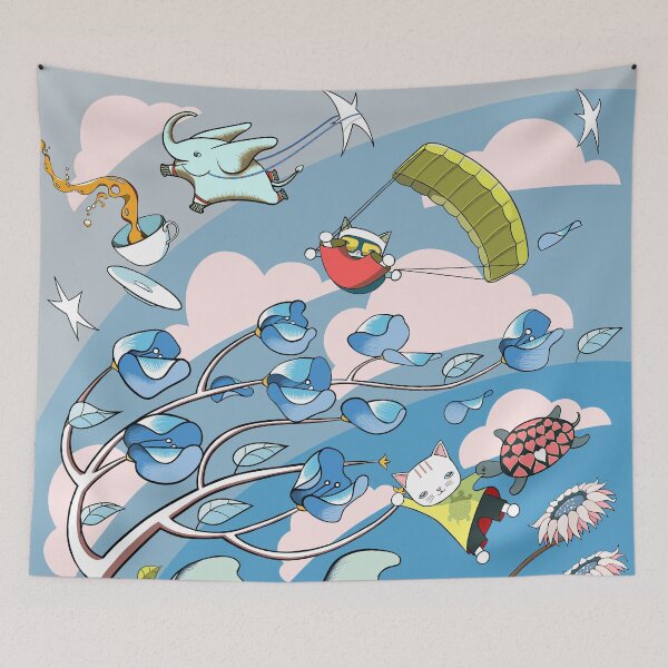 Item preview, "Windy Flight Club"  designed and sold by StairiArt.