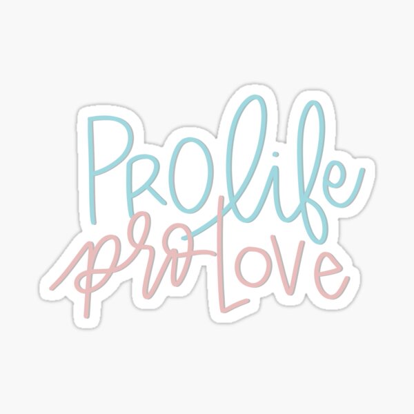 Vista previa del artículo con la obra «pro-vida, pro-amor», diseñado y vendido por isabelriojas.