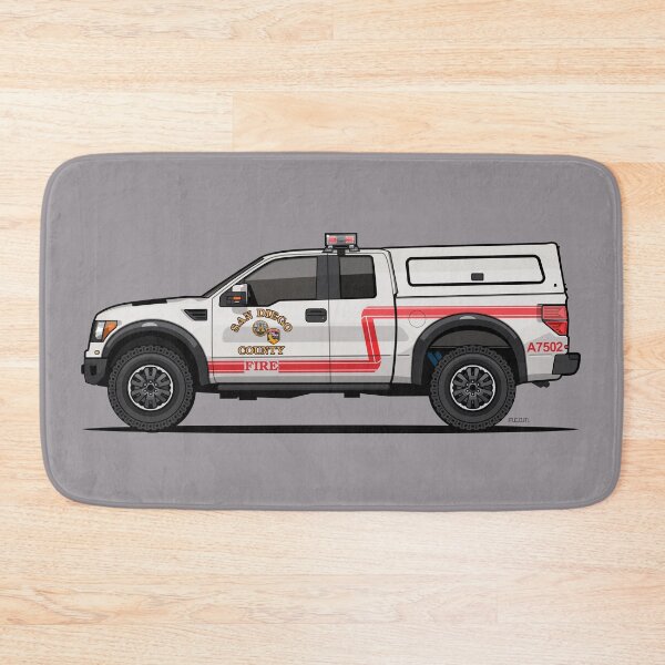Item preview, Cal Fire SDC F0rd R4pt0r 4x4 Fire Truck designed and sold by Monkey Crisis On Mars.