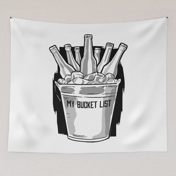 Item preview, Beer Bucket List Alcohol Humor. designed and sold by emphatic.