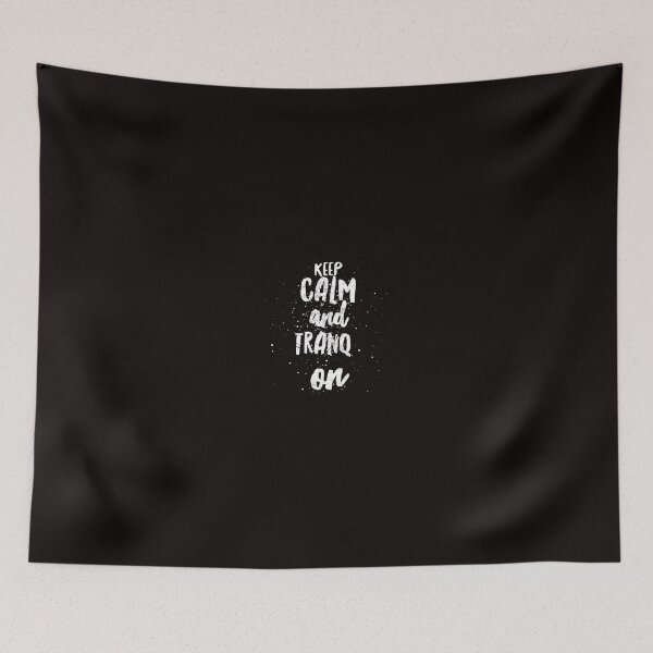 Item preview, Druid Mantra: Keep Calm and Tranq On! (White/Transparent) designed and sold by CloudDance.