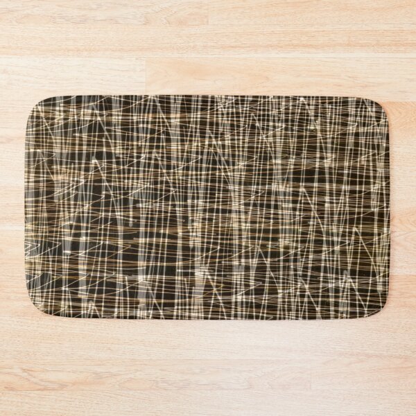 Item preview, Gold and black plaid light art designed and sold by aadventures.