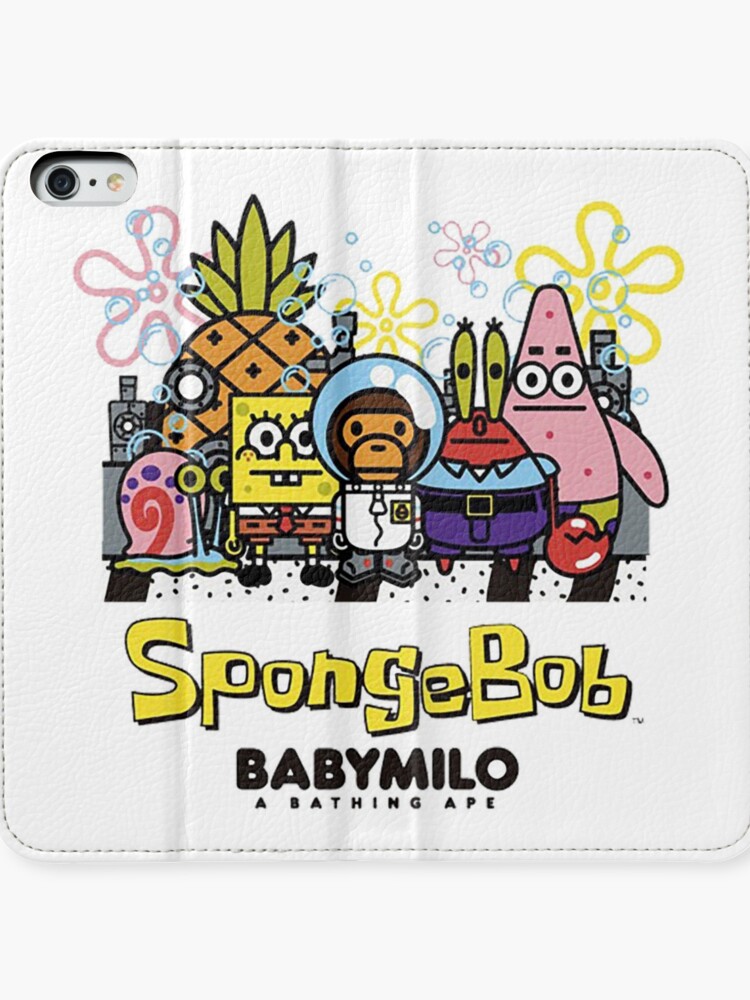 Spongebob And Supreme iPhone XR Wallet Leather Case