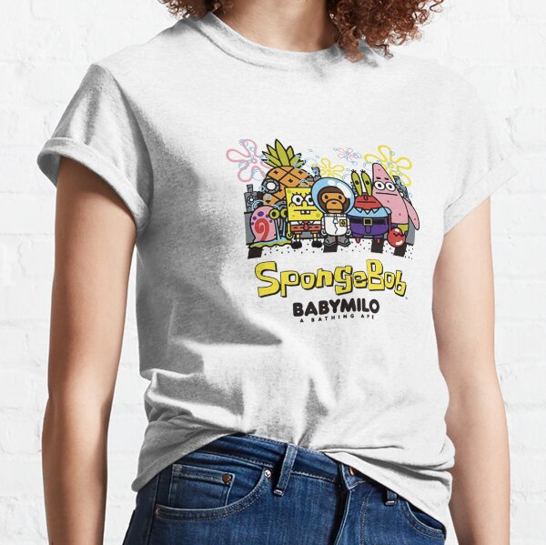 Bape Baby Milo Spongebob Rare Collab Classic T-Shirt