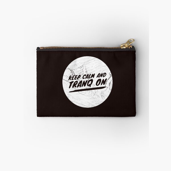 Item preview, Druid Mantra: Keep Calm and Tranq On! (White/Transparent/Wood) designed and sold by CloudDance.