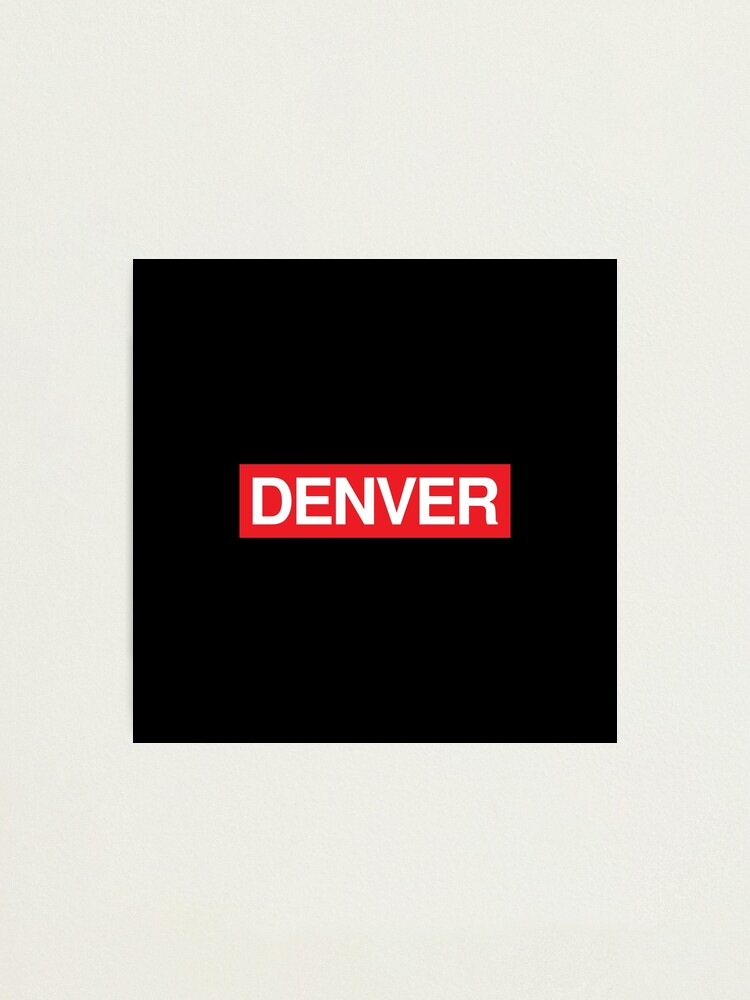 Impression Photo La Casa De Papel Denver Par Lexipej Redbubble