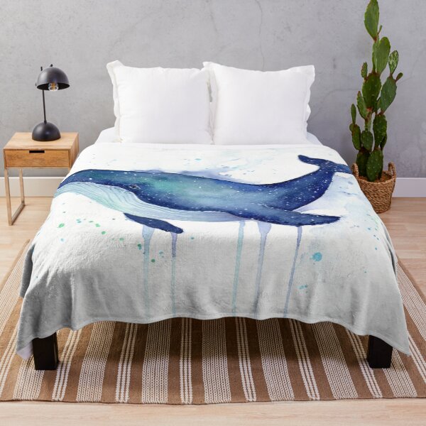 Item preview, Whale Watercolor Galaxy designed and sold by Olga Shvartsur.