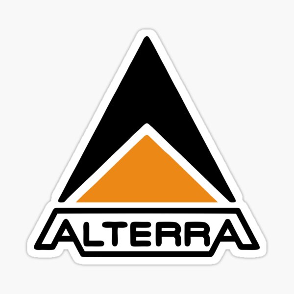 BEST SELLER Alterra Logo Merchandise Sticker