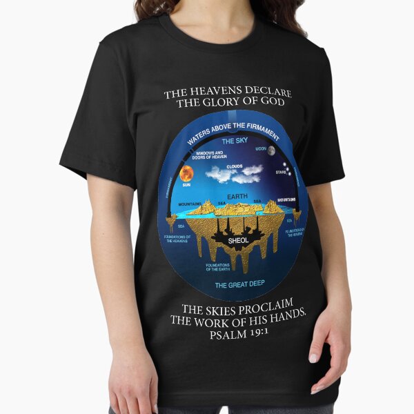 Artikel-Vorschau von Biblischer Psalm 19:1 Flache Erde Antike Hebräische Kosmologie, designt und verkauft von VectorDesigner.