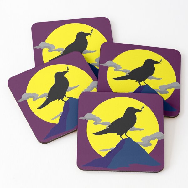 Item preview, Raven on a full moon night designed and sold by AlbinoSnowman.
