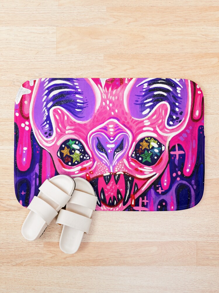 Alternate view of Glitterbat Bath Mat