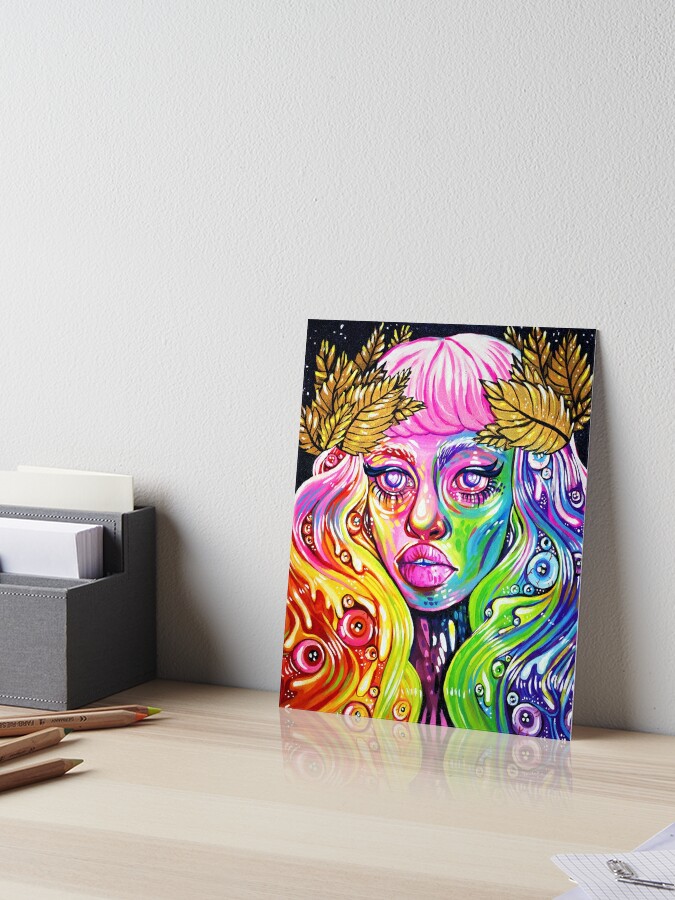 Rainbow Angel - Acrylic Painting