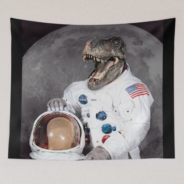 Artikelvorschau, Dinosaurier T-Rex Astronaut entworfen und verkauft von flashman.