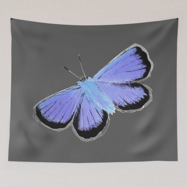 Item preview, Plebejus argus (Silver-Studded Blue) Butterfly designed and sold by AuntieBetty.