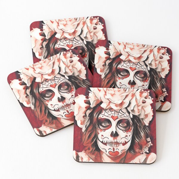 Item preview, Dia de los Muertos Red designed and sold by lotero.