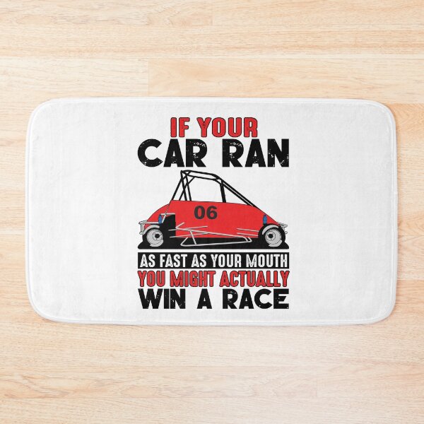 Item preview, Racing Funny Fast Mouth Quarter Midget Car .25 Dirt Asphalt Track Black Cute Racing Gift Ideas designed and sold by GabiBlaze.