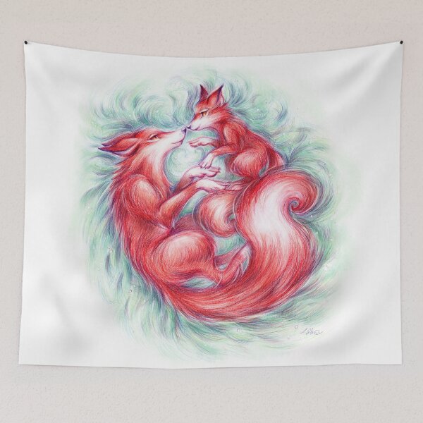 Item preview, Fox and Cub designed and sold by luciemammone.