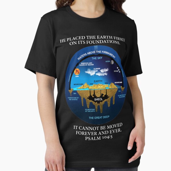 Item preview, Psalm 104:5 Flat Earth Anceint Hebrew Cosmology designed and sold by VectorDesigner.
