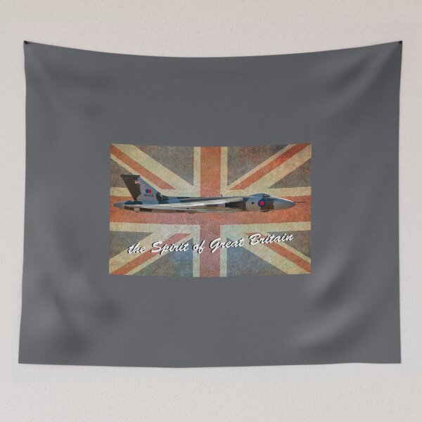 Item preview, Avro Vulcan and The Union Jack with Grunge Texture designed and sold by Steve H Clark.