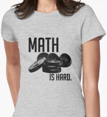 Math is Hard Women's Fitted T-Shirt