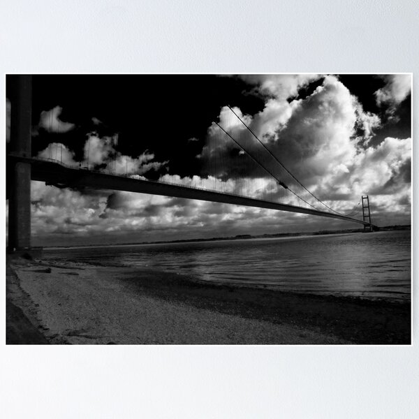 Dark Blue - Humber Bridge Poster