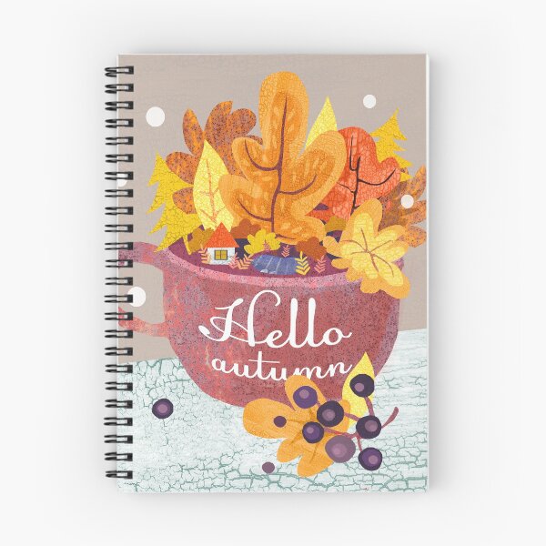 Item preview, Hello Autumn. Hand drawn autumn landscape in mug. designed and sold by annaveres.
