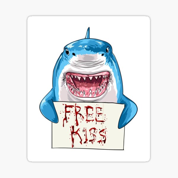 Shark Stickers Sticker By Favestickers Redbubble 