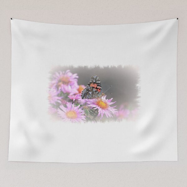 Item preview, "The Painted Lady and the Aster" designed and sold by wiscbackroadz.