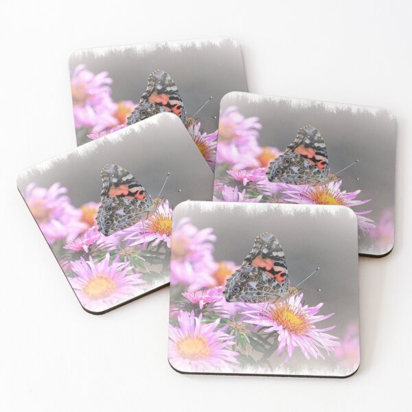 Item preview, "The Painted Lady and the Aster" designed and sold by wiscbackroadz.
