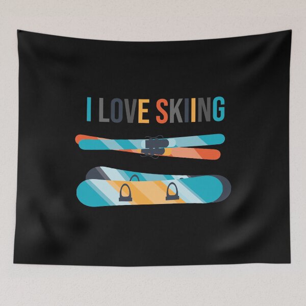 Item preview, I love skiing designed and sold by SVDesignatVasil.
