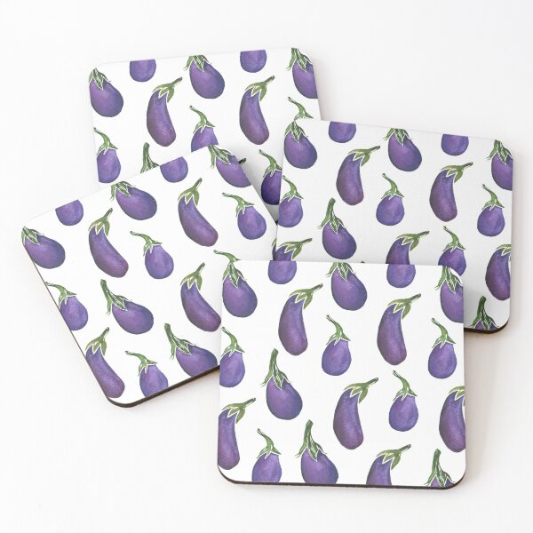 Item preview, Eggplant Aubergine | Watercolour | Purple designed and sold by Blessed Be Your Name.