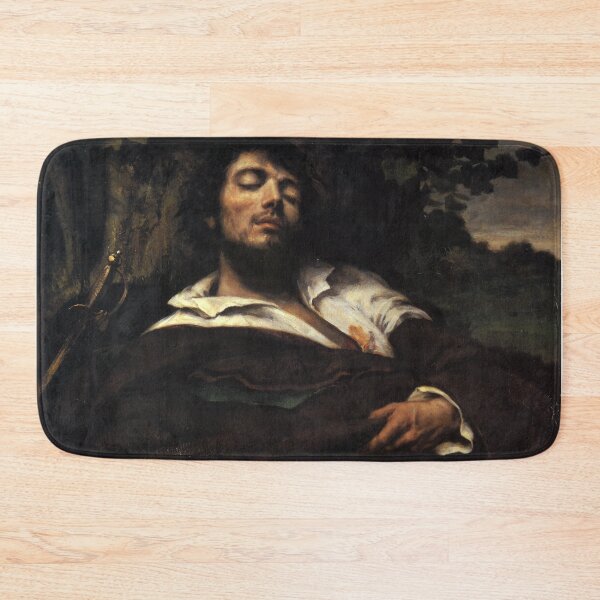 Item preview, Gustave Courbet - Wounded Man - L'Homme blessé designed and sold by ArtExpression.