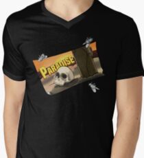Porcelain Flies V-Neck T-Shirt