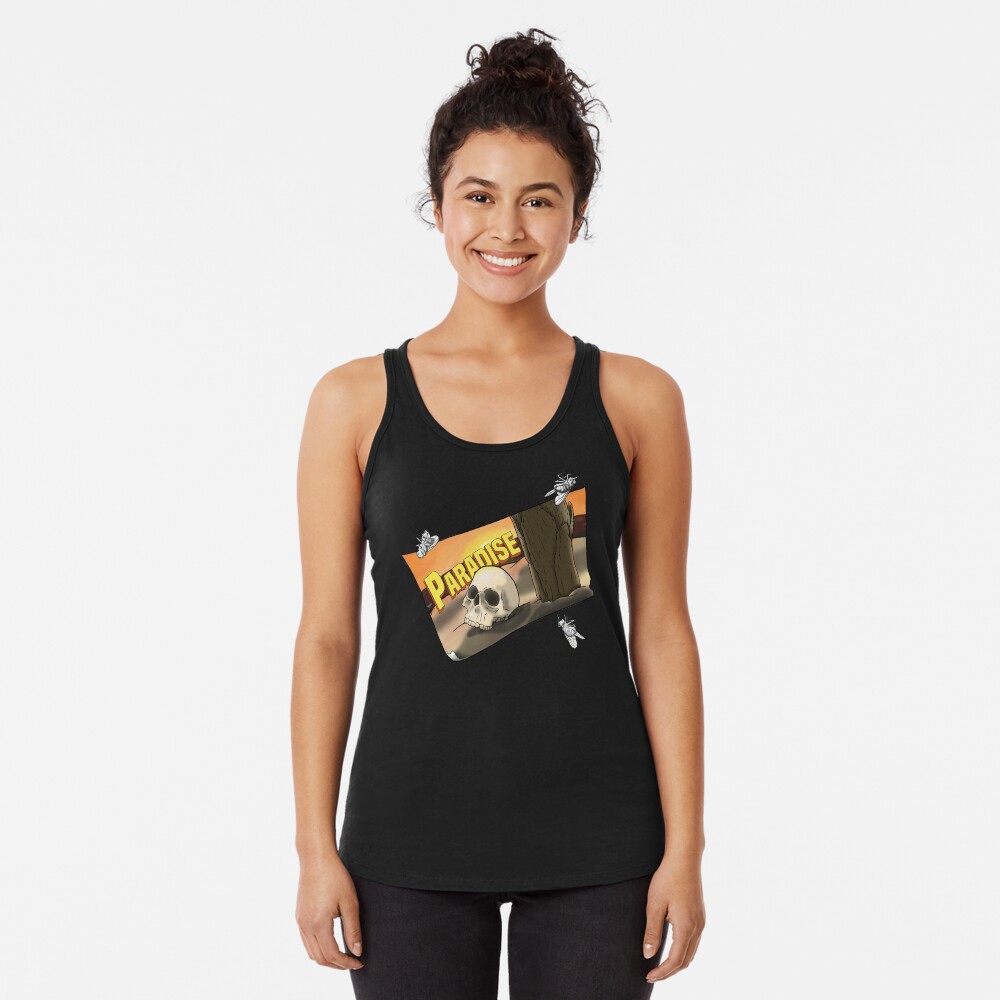 Porcelain Flies Racerback Tank Top