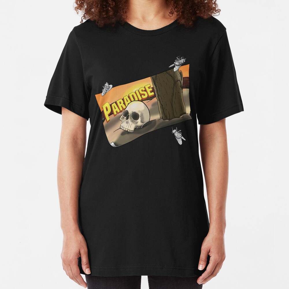Porcelain Flies Slim Fit T-Shirt